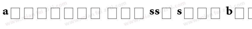 Atlantix Pro SSi Semi Bold字体转换